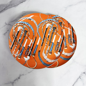 Vajilla de Estilo Occidental de Lujo de 26 cm, 2 Juegos de Platos para Carne, Pasta y Ensalada, Decoración de Cocina, Plato de Cerámica - Product Image 2