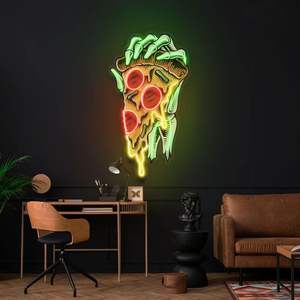 Letrero LED de Neón Personalizado TOP 10 para Interiores y Exteriores, Publicidad de Pizzerías, Logotipos, Decoración de Escuelas, Gran Venta - Product Image 4
