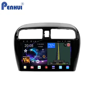 Penhui Android araç DVD oynatıcı oyuncu için Mitsubishi Mirage 6 2012 - 2018 radyo GPS navigasyon ses Video CarPlay DSP multimedya 2