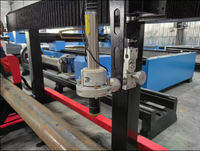 Coupe-tube plasma CNC entièrement automatique de haute précision pour l'acier inoxydable, système de transmission par crémaillère servo, système de contrôle Starfire