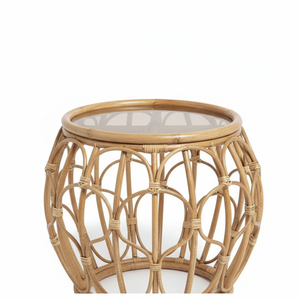 Top à la mode écologique Vietnam Table en rotin Design contemporain pouf chaise de loisirs pour hôtels salons Patio extérieur - Product Image 1