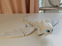 Modèle de dragon articulé réaliste imprimé en 3D, matériau PLA, personnalisable, commandes en gros acceptées, jouet articulé imprimé en 3D