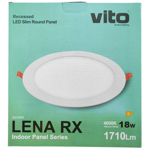 Panneau LED rond Vito 18W 1710lm 4000K Lumière naturelle - Product Image 3