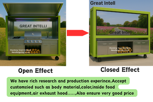 Conjunto de Muebles Modulares para Cocina Exterior, para Carrito de Comida, Parrilla, Crepería, Carrito de Hot Dogs - Product Image 5