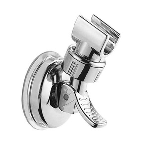 Support de pommeau de douche réglable, support de pommeau de douche amovible à ventouse, support de pommeau de douche sans perçage avec finition chromée - Product Image 1