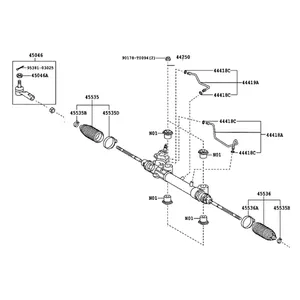44200-O1000 Gear 44200-OK021 servosterzo idraulico scatola sterzo per TOYOTA HILUX VIGO 2WD