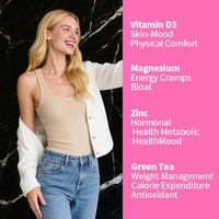 Capsules végétariennes pour la gestion du poids, complexe de vitamines, magnésium et zinc, complément nutritionnel amincissant OEM