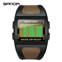 Montre homme SANDA 222, classique tendance, prête à être expédiée, nouvelle, originale, vente directe d'usine, personnalisée en vente, bracelet en silicone