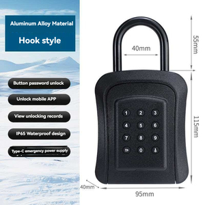 Caja de Seguridad Inteligente <span class=keywords><strong>para</strong></span> el Hogar ELECLOCKEY, Aplicación Tuya TTlock <span class=keywords><strong>para</strong></span> Almacenamiento en la Nube, Impermeable, Montaje en Pared Exterior, <span class=keywords><strong>para</strong></span> <span class=keywords><strong>Puertas</strong></span> de Madera - Product Image 5