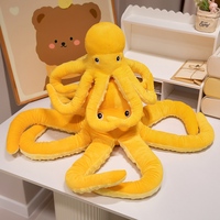 Peluche de poulpe mignonne, douce et moelleuse, jouet en peluche animal marin pour amis, famille, décoration de la maison, chambre, canapé, cadeau