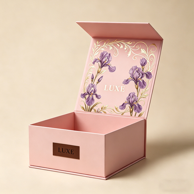 New Custom Design Large Logo Paper Magnetic Folding Box Packaging Luxury Rigid Cardboard Foldable Gift Box