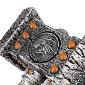 MS World of Warcraft อุปกรณ์คอสเพลย์ อาวุธทรัลล์ โฟม PU ดูมแฮมเมอร์ - Product Image 3