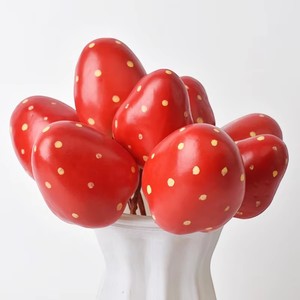Nuevas Flores de Fresa Artificiales de Espuma, Bolas Decorativas para Pasteles, para el Día de la Madre, San Valentín, Acción de Gracias, Navidad - Product Image 3