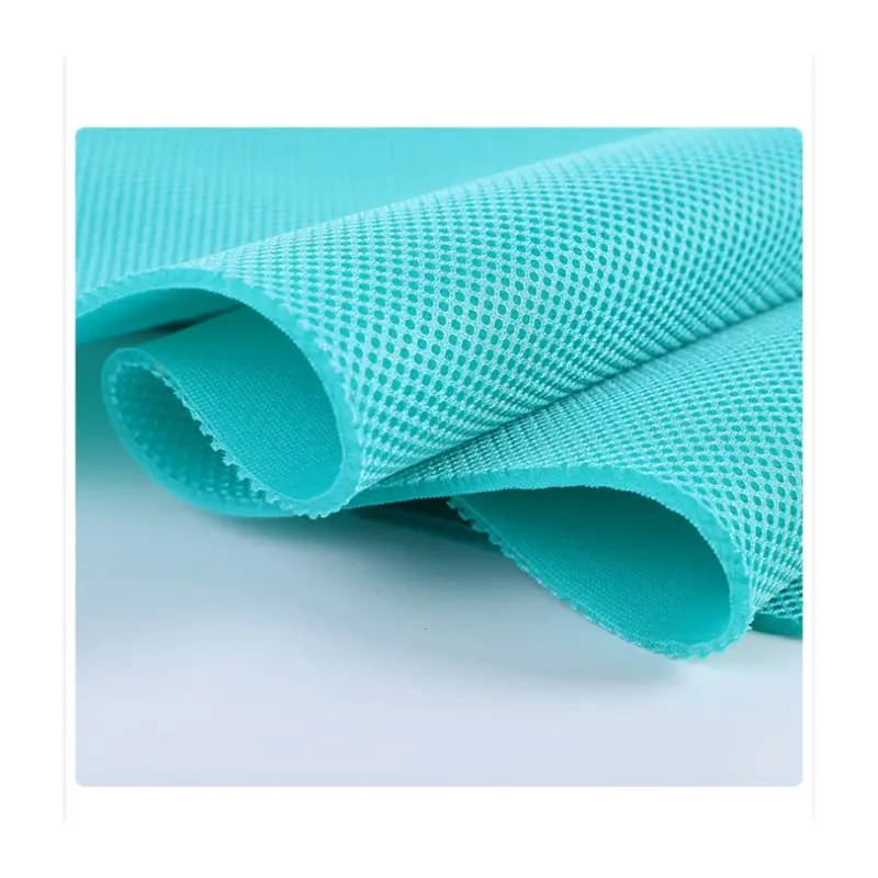 Hot-sales 3D Sandwich mesh ordito lavorato a maglia 120-450gsm morbido tessuto sandwich super elastico a strati d'aria per borse scarpe sportive