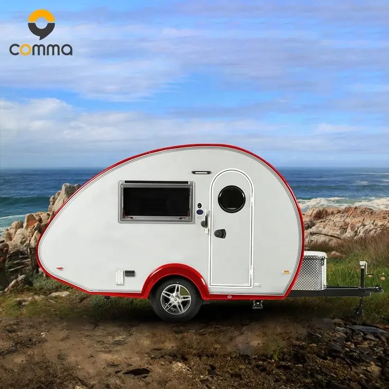 Dimensioni personalizzabili offroad travel trailer camper teardrop caravan 19 piedi