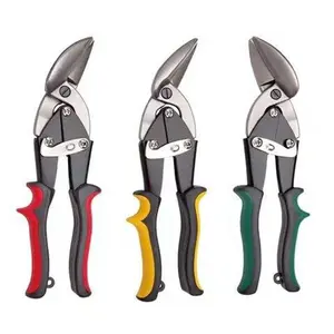 Customized Heavy Duty Aviation Snips Tin Scissors Left Right Straight Cut 10in Industry Iron Aviation Scissors