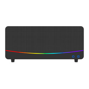 パワードブックシェルフスピーカー、PCおよび<span class=keywords><strong>TV</strong></span>用のサブウーファーライン出力を備えた30WBluetooth <span class=keywords><strong>TV</strong></span>スピーカー-木目調 - Product Image 1