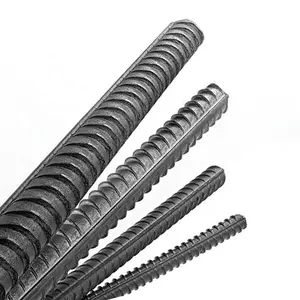 Deformed steel bar 6MM 8MM 10MM 12MM mild steel rebar iron rod China Supplier ribbed steel rebar