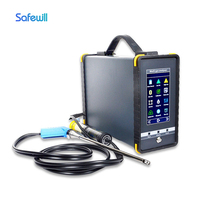 Safewill ESW16 Taşınabilir 16'sı 1 Arada Çoklu Gaz Analizörü Yüksek Hassasiyetli LCD Dijital Ekran Ses+Işık Alarmı SO2 NO2 CO O3 H2S NH3