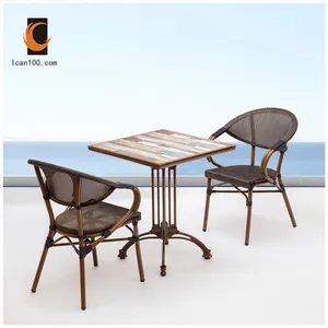Strictly Good Quality Outdoor Square Table 2 Chairs Patio Sets Outdoor Garden Backyard Furniture Set