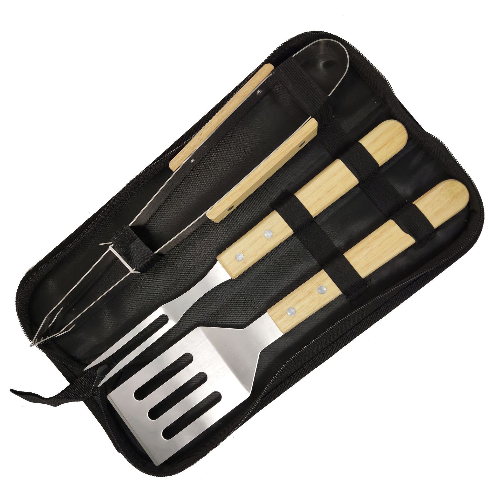 Wooden handle three-piece set, model b