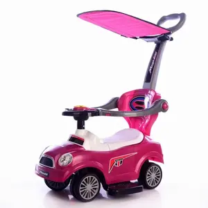 Хорошее качество, детский раздвижной автомобиль из полипропилена с зонтиком
