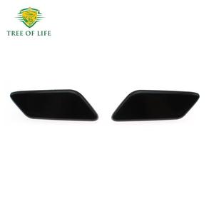 Cubiertas de boquillas de lavado de faros delanteros Tree Of Life para Toyota Land Cruiser Prado 150 LC150, embellecedor de parachoques delantero de plástico - Product Image 1