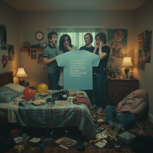 Camiseta Weirdcore con meme divertido, regalo de broma inapropado, camiseta con mensaje 'Dumb Cursed' - Product Image 3