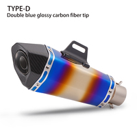 Pot d'échappement universel pour moto 51 mm avec silencieux Db Killer pour Z900 GSXR1000 SV650 R6 R3 ZX6R ZX10 K7 MT07 CBR650 B10