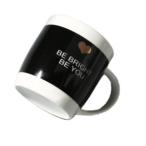 Tazza da caffè e latte in <span class=keywords><strong>oro</strong></span> ceramico da 13 once in stile moderno, perfetto regalo per il ritorno a scuola - Product Image 3