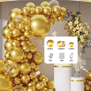 مجموعة بالونات صديقة للبيئة ومتينة من إكسبون لتزيين أعياد الميلاد وحفلات استقبال المولود وعيد الأم والتخرج وعيد الحب والكريسماس - Product Image 3