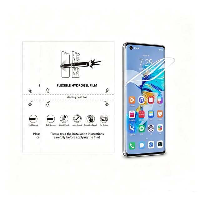 Wholesale TPU Hydrogel Sheets 120*180mm Mobile Phone Screen Protector 200*300mm Tablets Film OEM/ODM Self-Healing Bubble Free