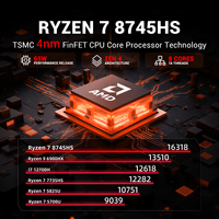Mini PC Firebat MN56 prêt à être expédié pour le jeu, modèle AMD R7 8745HS Octa Core 32 Go + 1 To DDR5, prises EU/US, mini PC neuf