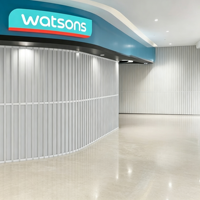 Puerta Plegable de Policarbonato - Divisor de Habitaciones Transparente Resistente a Impactos para Espacios Comerciales y Residenciales