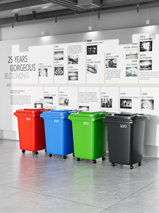 Contenedor de <span class=keywords><strong>Basura</strong></span> para Exteriores de 30/50/<span class=keywords><strong>100</strong></span>/120/240L, Contenedor con Ruedas a Bajo <span class=keywords><strong>Precio</strong></span>, <span class=keywords><strong>Cubo</strong></span> de <span class=keywords><strong>Basura</strong></span> Grande - Product Image 5