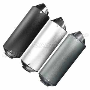 Pot d'échappement de moto de 38 mm avec collier de fixation pour moto tout-terrain de 125 cc, 150 cc, 160 cc, ATV pour Honda, Yamaha, Kawasaki - Product Image 2