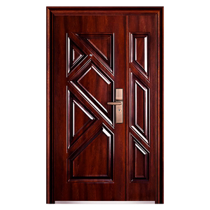 PHIPULO <span class=keywords><strong>Porte</strong></span> en acier de style moderne de luxe <span class=keywords><strong>Porte</strong></span> <span class=keywords><strong>d</strong></span>'<span class=keywords><strong>entrée</strong></span> en grain de <span class=keywords><strong>bois</strong></span> Offre Spéciale - Product Image 4