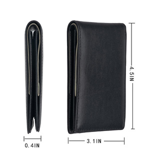 <b>Men's</b> Genuine Leather Bi-Fold <b>Wallet</b> <b>Black</b> Coffee Color RFID Blocking Multi-Card Slot Everyday Use Winter 2024 - Product Image 4