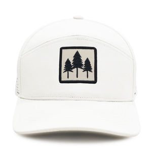 Custom Embroidered Patch Camping Cap Waterproof Sun <b>Shielding</b> Breathable Mesh Back Adjustable Snapback Unisex Outdoor Sports Hat - Product Image 1