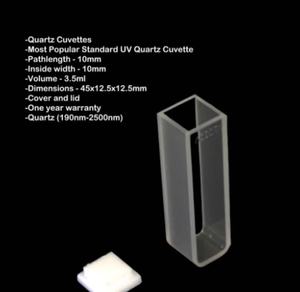 Fabricante Personalizado UV Quartz Cell Espectrofotômetro De Quartzo De Vidro Óptico Cuvette Célula De Vidro <span class=keywords><strong>Lovibond</strong></span> Cuvette - Product Image 3
