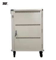 Armoire de charge et de gestion centralisée à 42 ports pour tablettes, ordinateurs portables et téléphones portables scolaires – Équipement éducatif