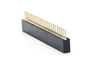 ขั้วต่อส่วนหัวแบบพิทช์สำหรับผู้หญิง1.27มม. H4.1mm ตรงชนิด1*23P DIN ทองเหลืองตัวเครื่องไนล่อนสำหรับการใช้งาน PCB - Product Image 4