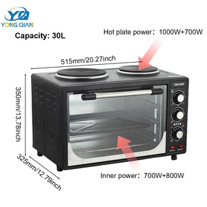 <span class=keywords><strong>Four</strong></span> à toaster électrique professionnel 30L, grand <span class=keywords><strong>four</strong></span> de table pour la cuisson à domicile, <span class=keywords><strong>four</strong></span> <span class=keywords><strong>encastrable</strong></span> avec <span class=keywords><strong>plaque</strong></span> chauffante - Product Image 1