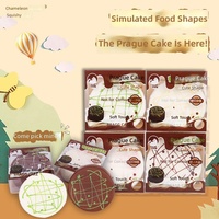 Produit phare : Squishy Prague Simulation Cake à rebond lent, collant, doux, tendre et onctueux