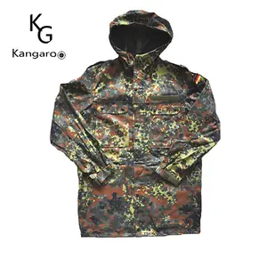 เสื้อแจ็คเก็ต Parka ลายพรางป่าเยอรมัน