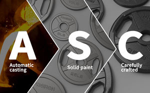 Proiron 5 10 25 35 45lb משקל עמיד 2 אינץ 'ברזל יצוק משקל סט 240lb משקל סט עבור חדר כושר - Product Image 5