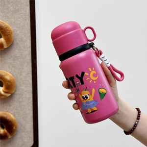 316 Stainless Steel Adults Leak-Proof Eco-Friendly Insulated 6-12 Hours Outdoor Portable Water Bottle with Carrying Rope - Product Image 3