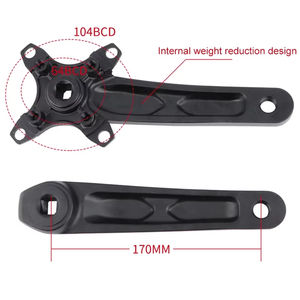 IXF Bike Square Hole Sprocket 104BCD 170mm <span class=keywords><strong>MTB</strong></span> Crank Single Disc Crank Three Disc Crank 32/34/36/38T <span class=keywords><strong>MTB</strong></span> Crankset - Product Image 3