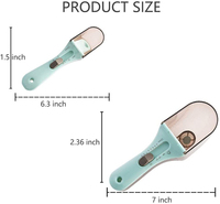 Ensemble de tasses et de cuillères à mesurer en plastique magnétique réglable de 5ml et 10ml en PP Outils de cuisine multifonctionnels pour un usage domestique