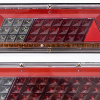 Ensemble de feux arrière LED 24V pour camion et remorque, lampe combinée arrière, remplacement universel